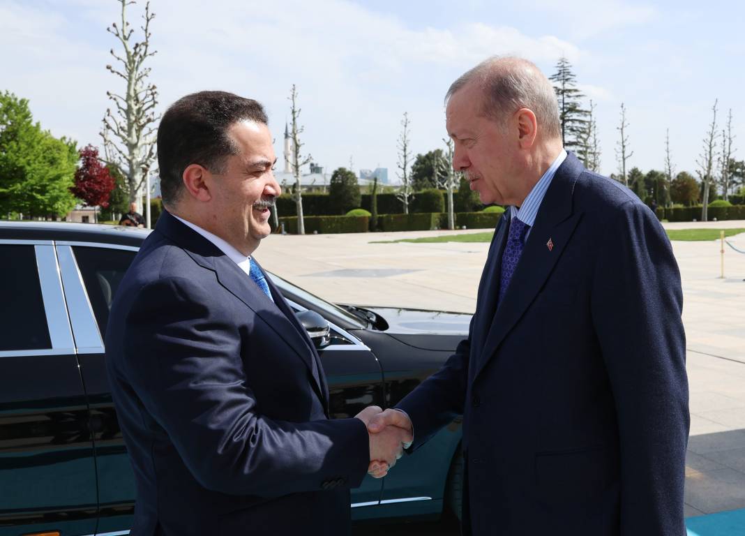 Irak Başbakanı Ankara’da! Külliye’de resmi tören: Sudani’den güç birliği mesajı... 7
